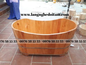 bán bồn tắm gỗ cao cấp gỗ thông đẹp