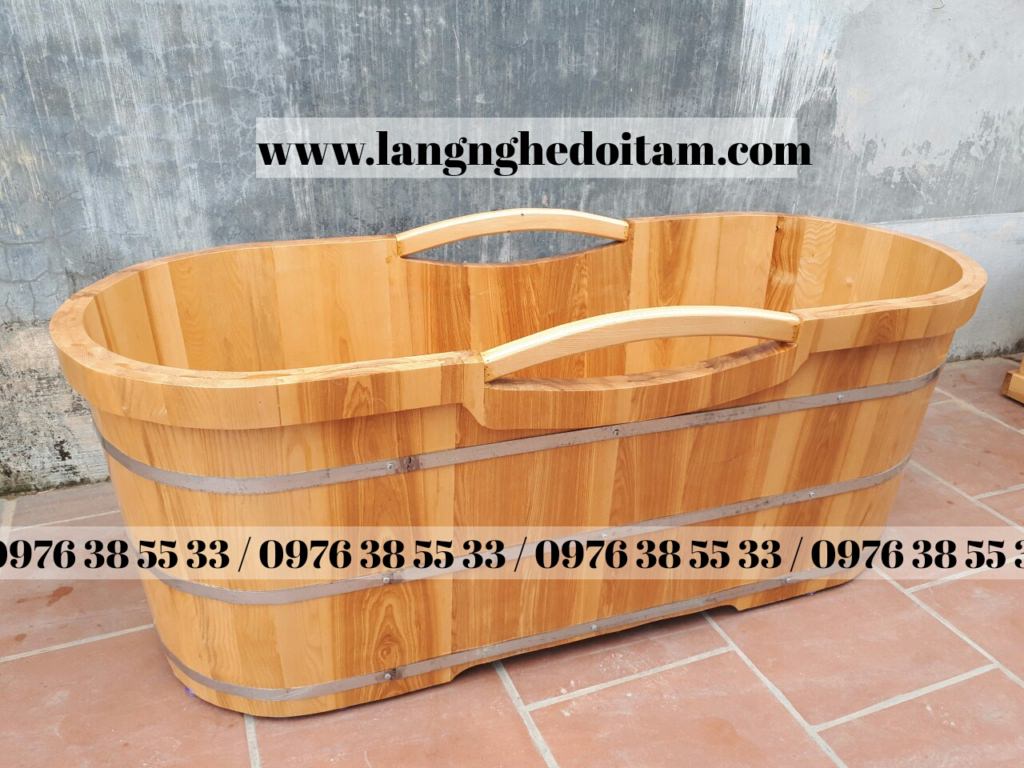 bồn tắm gỗ sòi ở hà nội